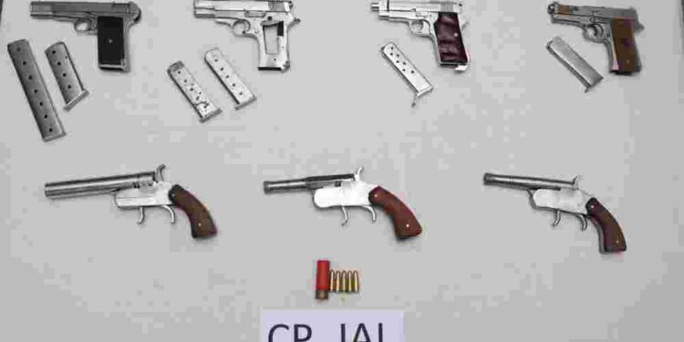 PUNJAB POLICE NABS TWO GANGSTERS OF LANDA GANG AFTER INTENSE SHOOTOUT IN JALANDHAR; 7 WEAPONS RECOVERED