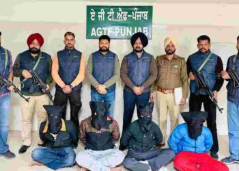 PUNJAB POLICE ARRESTS FOUR OPERATIVES OF CANADA-BASED TERRORIST ARSH DALLA; THREE PISTOLS RECOVERED