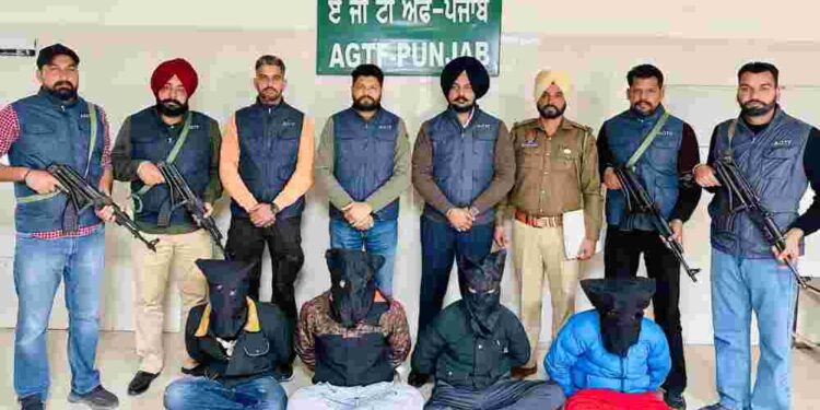 PUNJAB POLICE ARRESTS FOUR OPERATIVES OF CANADA-BASED TERRORIST ARSH DALLA; THREE PISTOLS RECOVERED