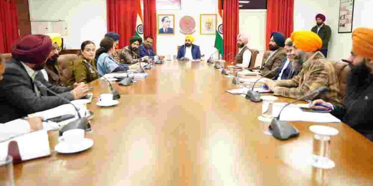 CM reviews arrangements for Shaheedi Sabha at Sri Fatehgarh Sahib