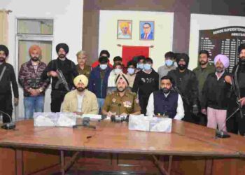 PUNJAB POLICE AVERTS POSSIBLE GRENADE ATTACK ON POLICE ESTABLISHMENT WITH ARREST OF 10 MEMBERS OF PAK-BACKED TERROR MODULE