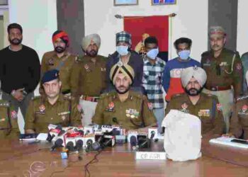 PUNJAB POLICE BUSTS TRANS-BORDER NARCO SMUGGLING MODULE; THREE HELD WITH 5KG HEROIN