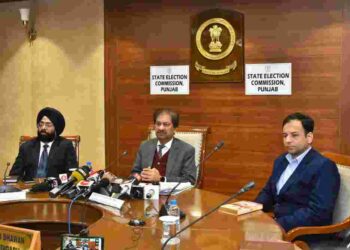 ELECTIONS TO VARIOUS MUNICIPAL CORPORATIONS, COUNCILS & NAGAR PANCHAYATS IN PUNJAB TO BE HELD ON DECEMBER 21: R. K. CHAUDHURI