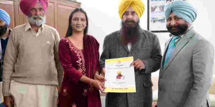 GURMEET SINGH KHUDIAN HANDS OVER APPOINTMENT LETTERS TO 11 YOUTH IN ANIMAL HUSBANDRY DEPT