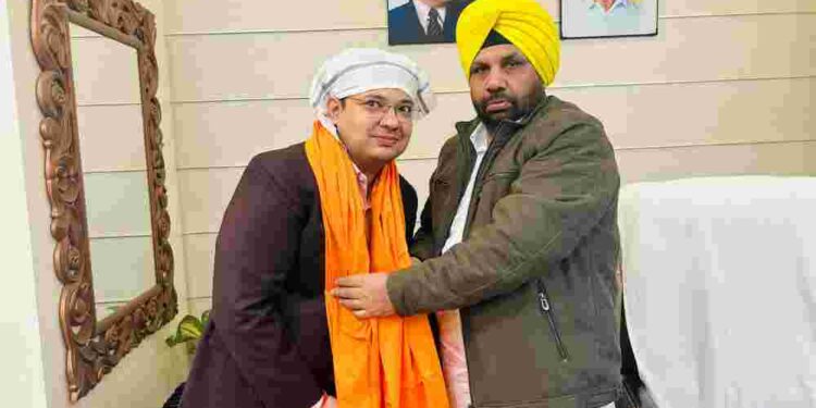 PWD Minister Harbhajan Singh ETO Congratulates Executive Engineer Rohit Jindal on Selection as PCS Officer