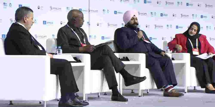 Punjab Education Minister Harjot Singh Bains showcases transformative education model of Punjab at UNESCO Forum in Korea