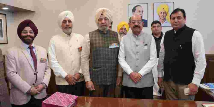 PUNJAB DEFENCE SERVICES WELFARE MINISTER MOHINDER BHAGAT PAYS TRIBUTES TO MARTYRS ON ARMED FORCES FLAG DAY