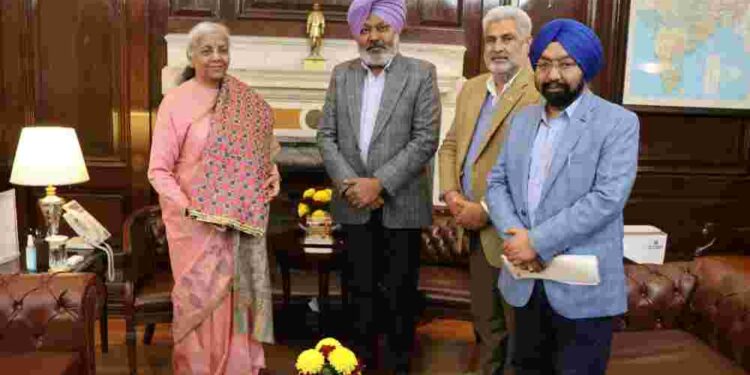 Punjab Delegation Calls on Union Finance Minister; Urges Immediate Resolution of RDF and MDF Issues