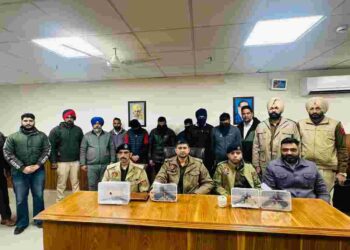 PUNJAB POLICE AVERTS POSSIBLE TARGET KILLINGS WITH ARREST OF FIVE MEMBERS OF JAGGU BHAGWANPURIA AND AMRITPAL BATTH GANG