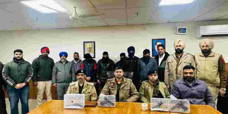 PUNJAB POLICE AVERTS POSSIBLE TARGET KILLINGS WITH ARREST OF FIVE MEMBERS OF JAGGU BHAGWANPURIA AND AMRITPAL BATTH GANG