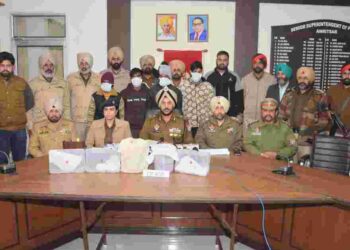 PUNJAB POLICE BUSTS CROSS-BORDER DRUG AND WEAPON SMUGGLING CARTEL; KINGPIN AMONG 12 HELD