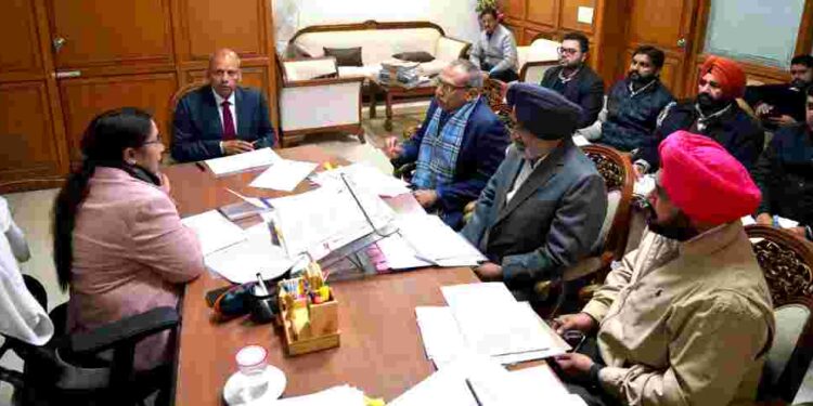 Dr. Baljit Kaur reviews welfare schemes being run by Department of Social Justice, Empowerment and Minorities