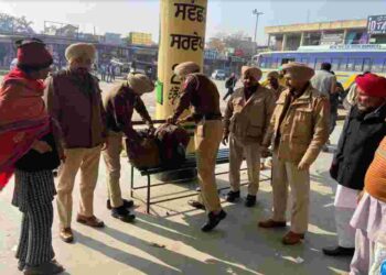 PUNJAB POLICE CONDUCTS SEARCH OPERATION AT BUS STANDS ACROSS STATE