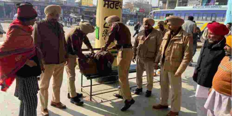 PUNJAB POLICE CONDUCTS SEARCH OPERATION AT BUS STANDS ACROSS STATE