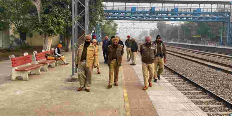 AHEAD OF R-DAY, PUNJAB POLICE CONDUCTS SEARCH OPERATION AT 169 RAILWAY STATIONS ACROSS STATE; 173 SUSPICIOUS PERSONS DETAINED