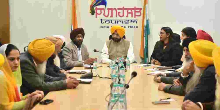 Sond presides a High-Level Meeting for the Restoration and Maintenance of Jahaz Haveli in Fatehgarh Sahib