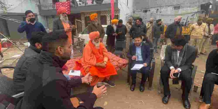 Local Bodies minister Dr Ravjot Singh along with MP Seechewal inspects ongoing works to establish temporary pumping station near Gaushala IPS site