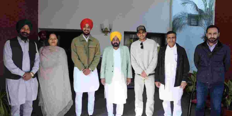 CM EXTENDS GOOD WISHES TO SHUBHMAN GILL AND ARSHDEEP SINGH FOR ENSUING ICC CHAMPIONS TROPHY