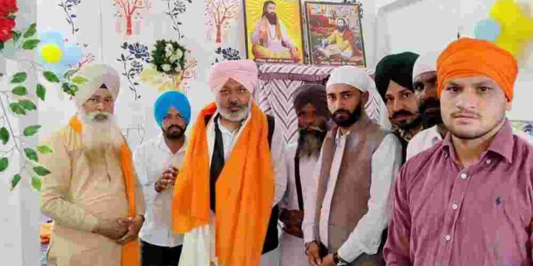 Finance Minister Harpal Singh Cheema pays obeisance on the occasion of the 648th Parkash Purb of Shiromani Bhagat Ravidas Ji