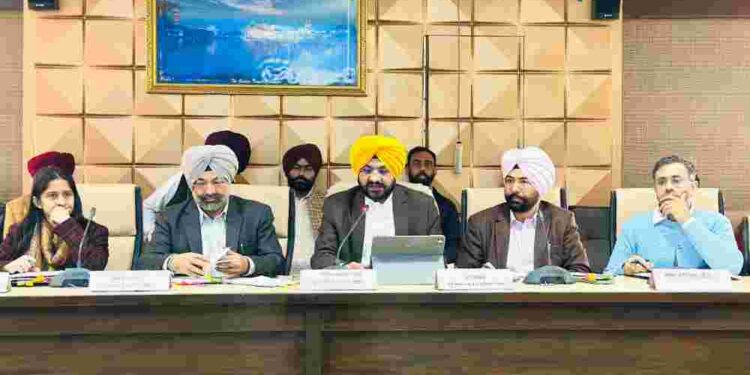 Panchayat Minister Tarunpreet Singh Sond Orders Timely Completion of All Rural Projects and Works