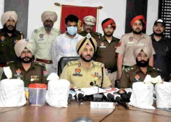 PUNJAB POLICE BUSTS CROSS-BORDER DRUG CARTEL; ONE HELD WITH 8.08KG HEROIN, ONE PISTOL