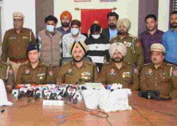 PUNJAB POLICE ARRESTS JUVENILE AMONG FOUR DRUG SMUGGLERS FROM AMRITSAR; 4KG HEROIN, ₹20K DRUG MONEY RECOVERED