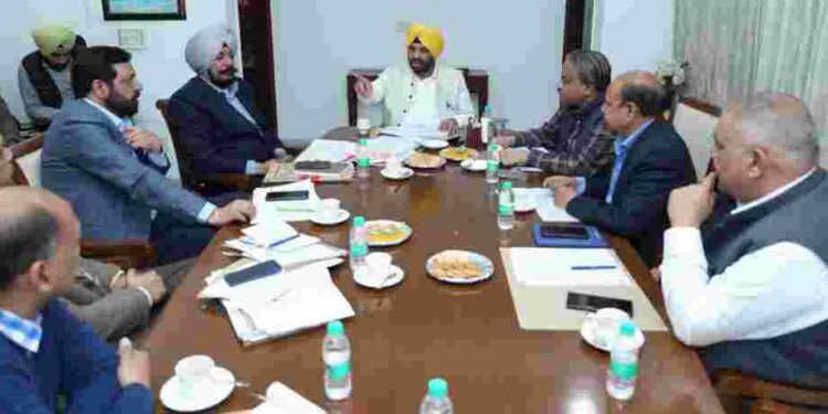 PWD Minister Harbhajan Singh ETO Conducts Comprehensive Review of Ongoing Projects