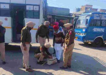 PUNJAB POLICE CONDUCTS SEARCH OPERATION AT 262 BUS STANDS ACROSS STATE