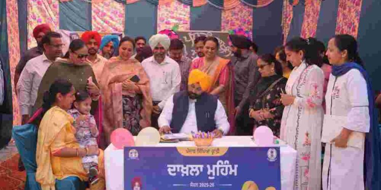 HARJOT SINGH BAINS KICK STARTS STATEWIDE DRIVE TO BOOST ENROLLMENT IN GOVT SCHOOLS; FIXES TARGET TO INCREASE 10% ENROLLMENT