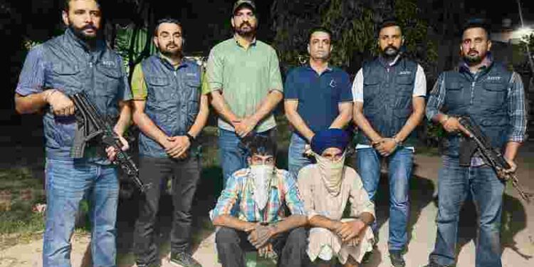 TWO ASSOCIATES OF GANGSTER ARSH DALLA HELD IN FARIDKOT; TWO PISTOLS RECOVERED