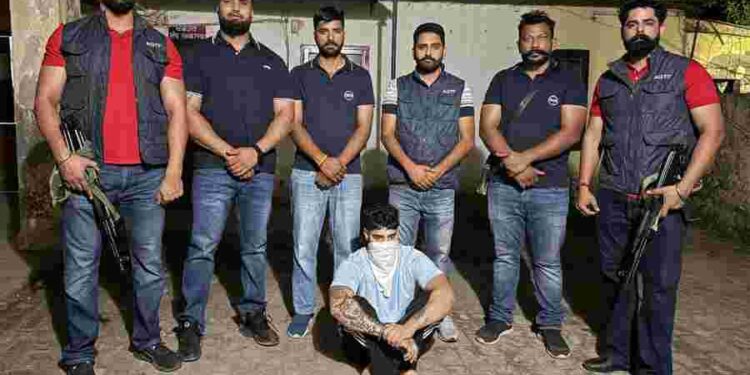 KEY ASSOCIATE OF FOREIGN-BASED GANGSTER SONU KHATRI HELD FROM KHARAR; THREE PISTOLS RECOVERED