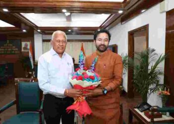 BARINDER KUMAR GOYAL MEETS UNION COAL AND MINES MINISTER G. KISHAN REDDY FOR EARLY COMPLETION OF POTASH SURVEY WORK IN PUNJAB
