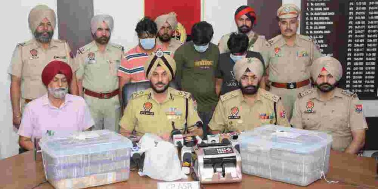 TURKEY-BASED SMUGGLER BACKED NARCO-HAWALA CARTEL BUSTED IN AMRITSAR; THREE HELD WITH ₹1.06 CR DRUG MONEY, 1.10 KG HEROIN