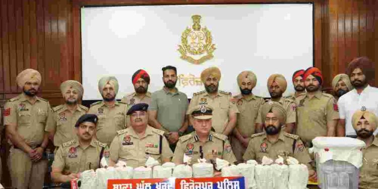 THREE HELD WITH 12.07 KG HEROIN, ₹25.12L DRUG MONEY IN FEROZEPUR