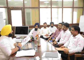 HARJOT BAINS DIRECTS NHAI OFFICIALS TO ACCELERATE SRI KITARPUR SAHIB-NANGAL HIGHWAY PROJECT