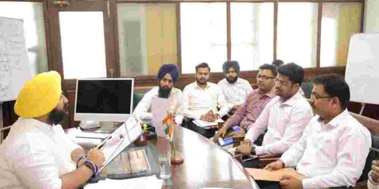 HARJOT BAINS DIRECTS NHAI OFFICIALS TO ACCELERATE SRI KITARPUR SAHIB-NANGAL HIGHWAY PROJECT