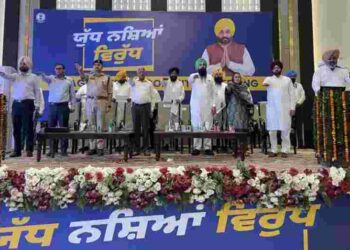 Bhagwant Singh Mann is the first CM who has taken concrete steps to stop drug trafficking and save Punjab’s waters: Finance Minister Harpal Singh Cheema