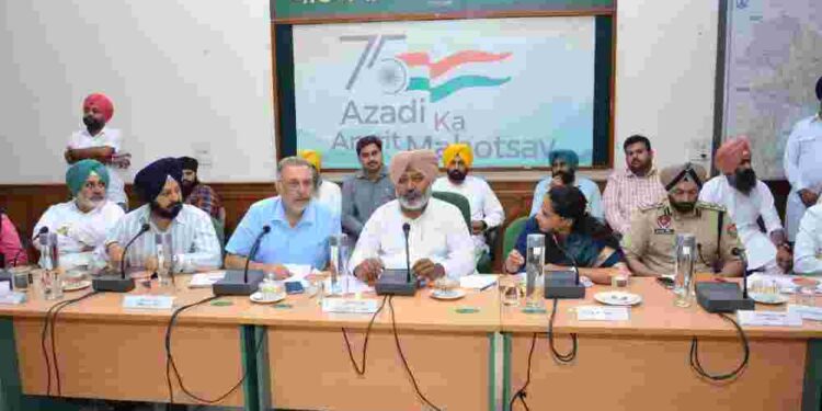 Finance Minister Directs Patiala Officials to Ensure Time-Bound, Transparent Development in Coordination with MLAs