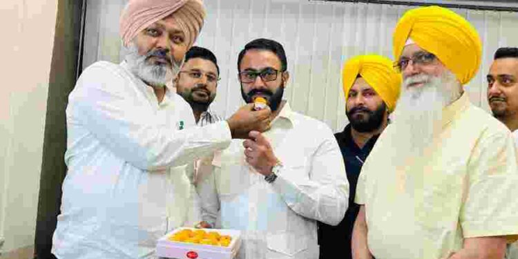 Prabhbir Singh Brar takes over as Chairman PUNSUP in presence of Finance Minister Harpal Singh Cheema