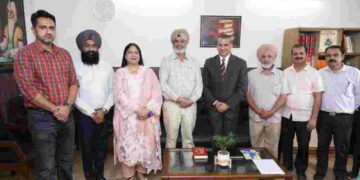 INDERPAL SINGH DHANNA INAUGURATES NEW LIBRARY AT PUNJAB INFORMATION COMMISSION