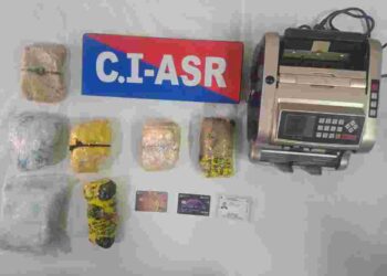 TRAIL OF ACCUSED ABSCONDING IN WEAPON SMUGGLING CASE LEADS TO RECOVERY OF 5KG HEROIN IN AMRITSAR
