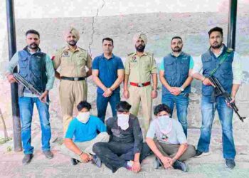 THREE NOTORIOUS CRIMINALS ARRESTED FROM SRI MUKTSAR SAHIB; 174GMs HEROIN, TWO PISTOLS RECOVERED