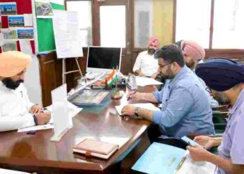 HARJOT BAINS ORDERS COMPLETION OF ₹14-CR FLOOD PROTECTION PROJECTS BY JUNE END