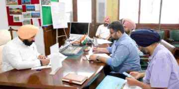 HARJOT BAINS ORDERS COMPLETION OF ₹14-CR FLOOD PROTECTION PROJECTS BY JUNE END