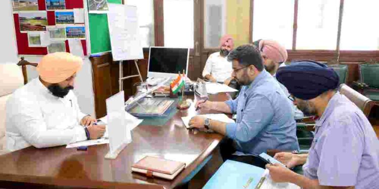 HARJOT BAINS ORDERS COMPLETION OF ₹14-CR FLOOD PROTECTION PROJECTS BY JUNE END