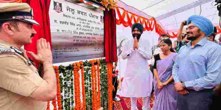 Head office of Jail Department to be built in SAS Nagar; Laljit Singh Bhullar lays foundation stone