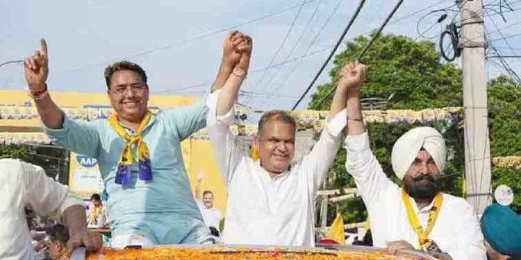 Punjab: AAP’s Sanjeev Arora wins Ludhiana West assembly byelection