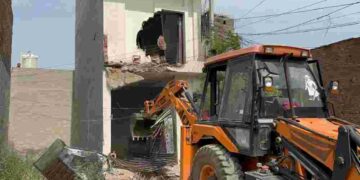 Mann Government Strikes Hard in Drug War: Illegal Assets of Drug Smugglers Bulldozed back to back