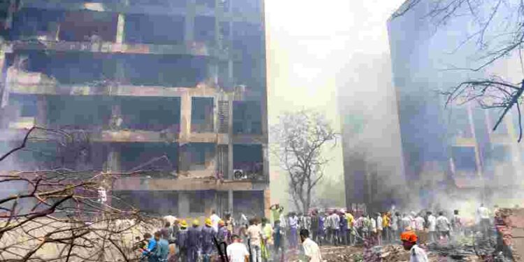 Ahmedabad: Rescue efforts are underway at the site of crash of Air India Flight AI171, in Ahmedabad on Thursday