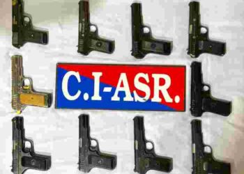 CROSS-BORDER ARMS SMUGGLING NETWORK BUSTED IN AMRITSAR; ONE HELD WITH TEN PISTOLS